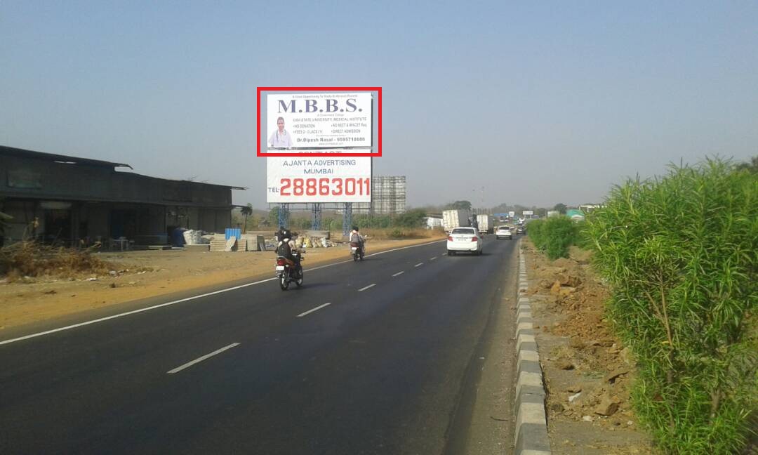 Mumbai Nashik Expressway hoarding